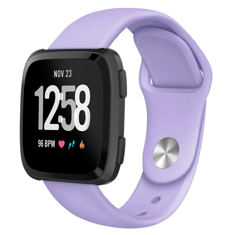 Helt vildt sejt Fitbit Versa Lite Silikone Rem - Blå#serie_14
