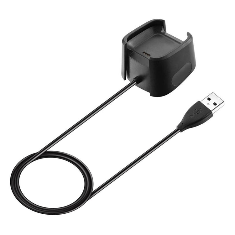 Plastik Fitbit Versa 2 USB Ladestation - Sort#serie_6