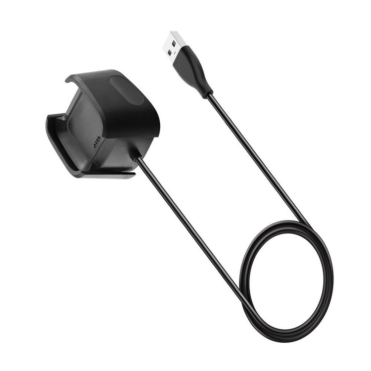 Plastik Fitbit Versa 2 USB Ladestation - Sort#serie_8
