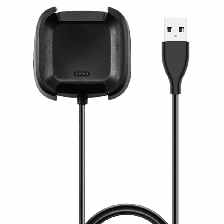 Plastik Fitbit Versa 2 USB Ladestation - Sort#serie_8
