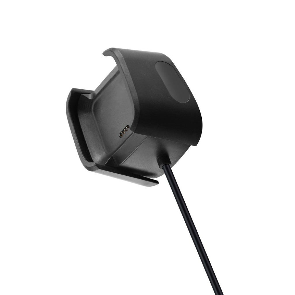 Plastik Fitbit Versa 2 USB Ladestation - Sort#serie_8