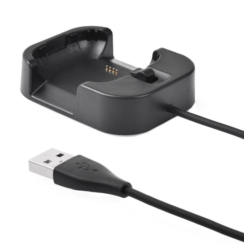 Plastik Fitbit Versa 2 USB Ladestation - Sort#serie_014