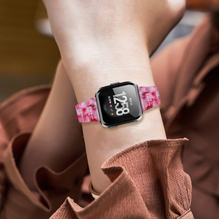 Vildt elegant Fitbit Versa 2 / Fitbit Versa Lite  Rem - Rød#serie_17