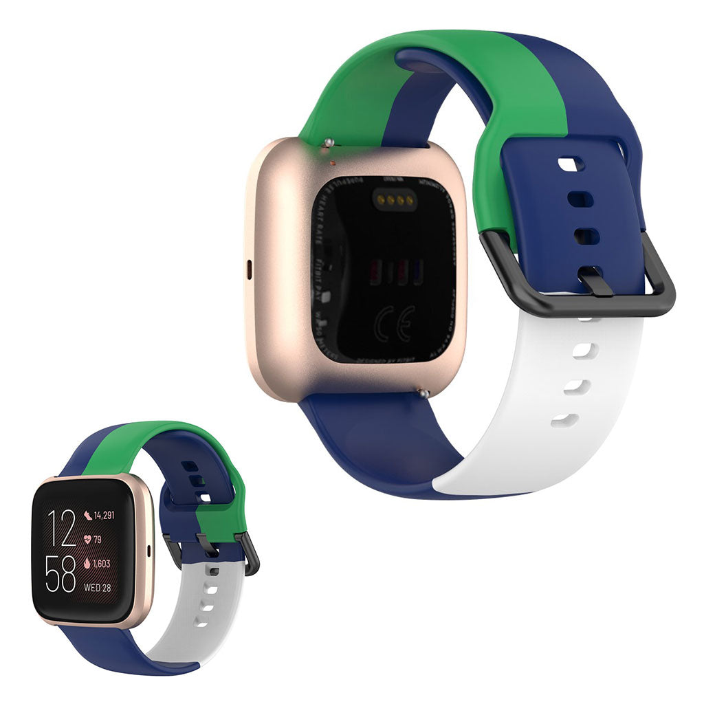 Super kønt Fitbit Versa 2 / Fitbit Versa Lite Silikone Rem - Flerfarvet#serie_10