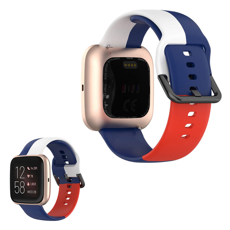 Super kønt Fitbit Versa 2 / Fitbit Versa Lite Silikone Rem - Flerfarvet#serie_9
