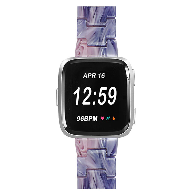 Vildt smuk Fitbit Versa 2 / Fitbit Versa Lite  Urrem - Lilla#serie_4