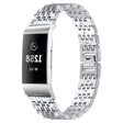 Fitbit Charge 4 / Fitbit Charge 3 Metal And Rhinestone Universel Strap
