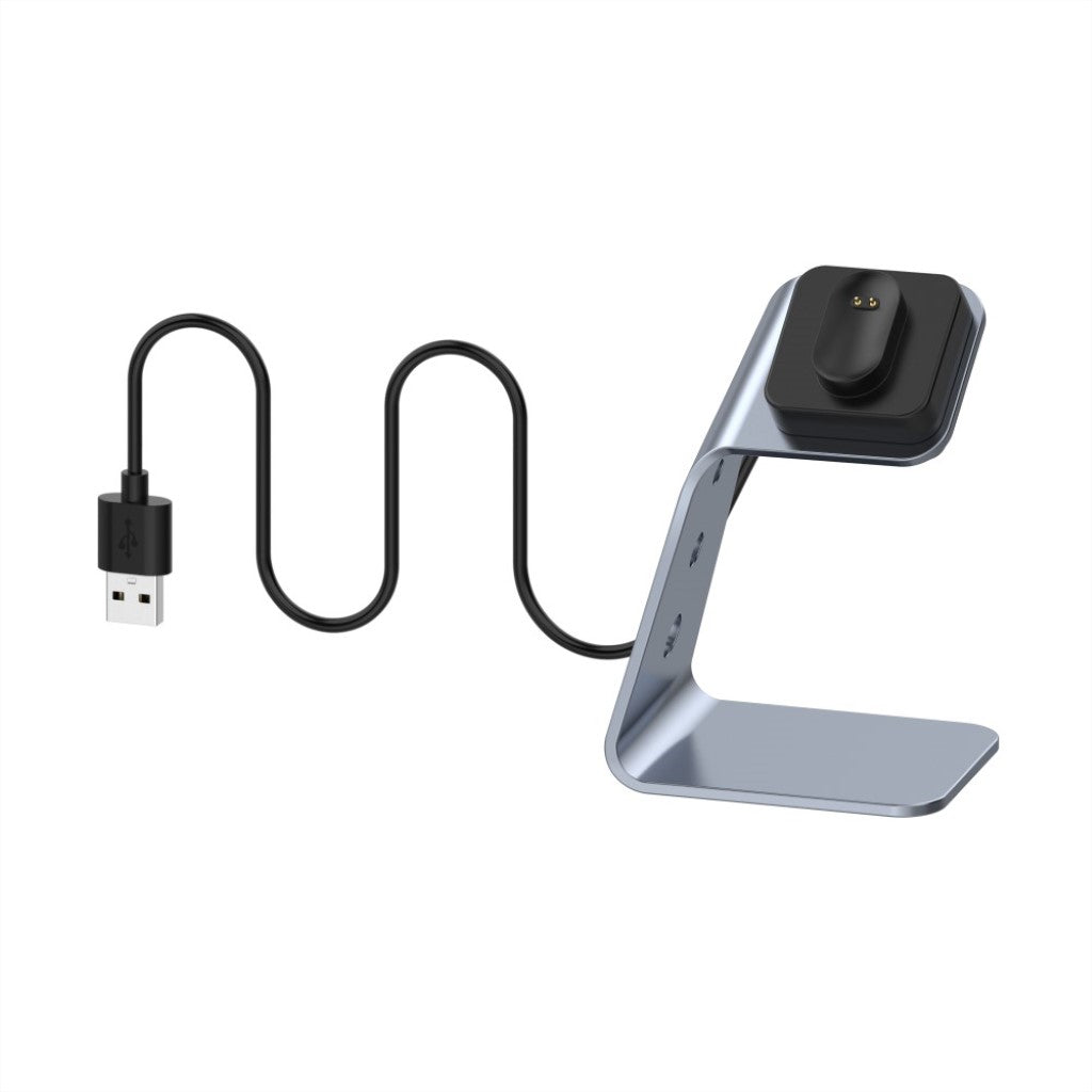 Metal Fitbit Ace 2 / Fitbit Inspire Ladestation - Sølv#serie_2