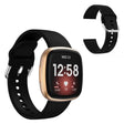 Mega pleasant Fitbit Versa 3 / Fitbit Sense Silicone Strap
