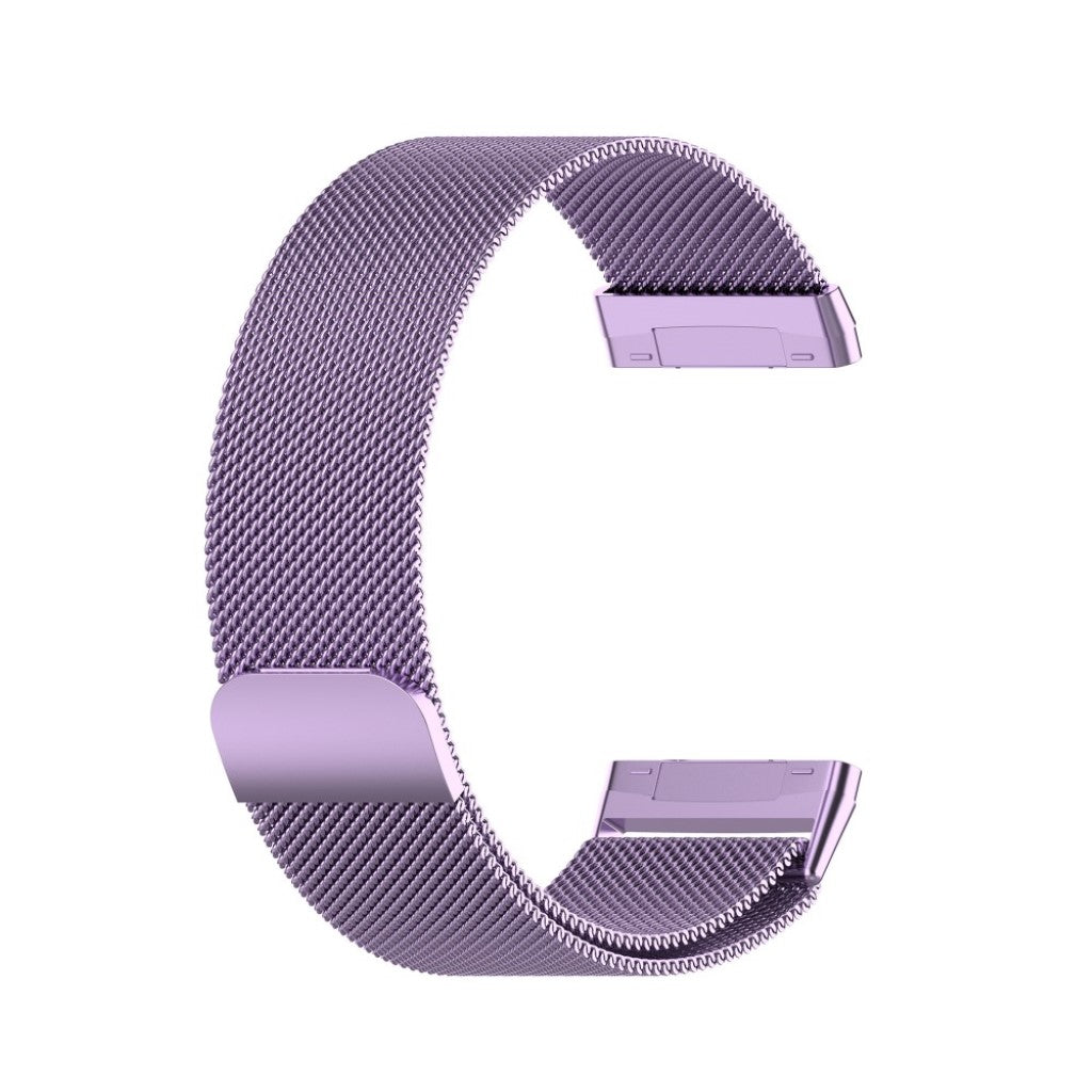 Super fint Fitbit Versa 3 / Fitbit Sense Metal Rem - Størrelse: S - Lilla#serie_9
