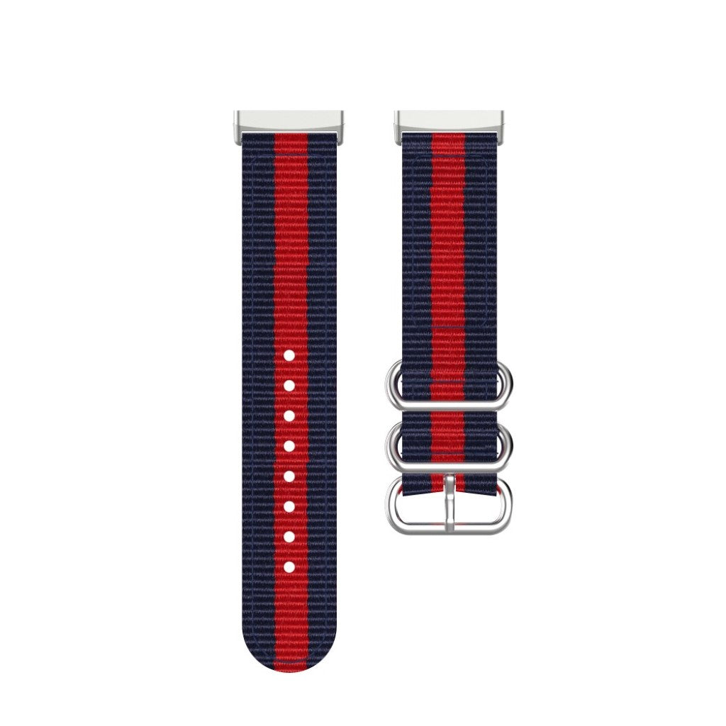 Rigtigt fantastisk Fitbit Versa 3 Nylon Rem - Blå#serie_10
