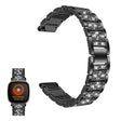 Fitbit Versa 3 / Fitbit Sense 1 Metal And Rhinestone Universel Strap