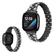 Fitbit Versa 3 / Fitbit Sense 1 Metal And Rhinestone Universel Strap