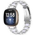 Very comfortable Fitbit Versa 3 Metal and Rhinestone Strap