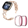 Fitbit Sense 1 / Fitbit Versa 3 Metal Strap with Cover