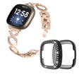 Fitbit Sense 1 / Fitbit Versa 3 Metal Strap with Cover