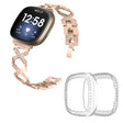 Fitbit Sense 1 / Fitbit Versa 3 Metal Strap with Cover