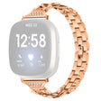 Super reliable Fitbit Versa 3 Metal and Rhinestone Strap
