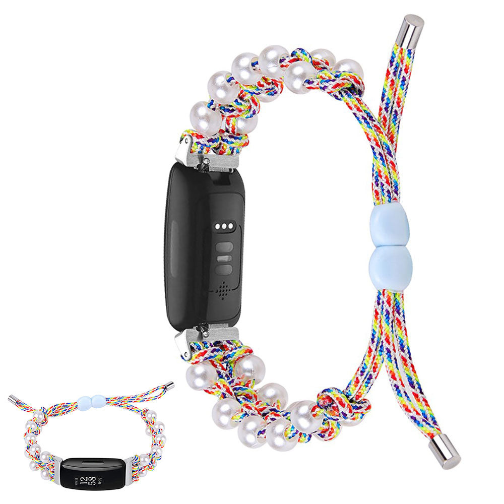 Solid Fitbit Inspire 2 Nylon Rem - Flerfarvet#serie_1