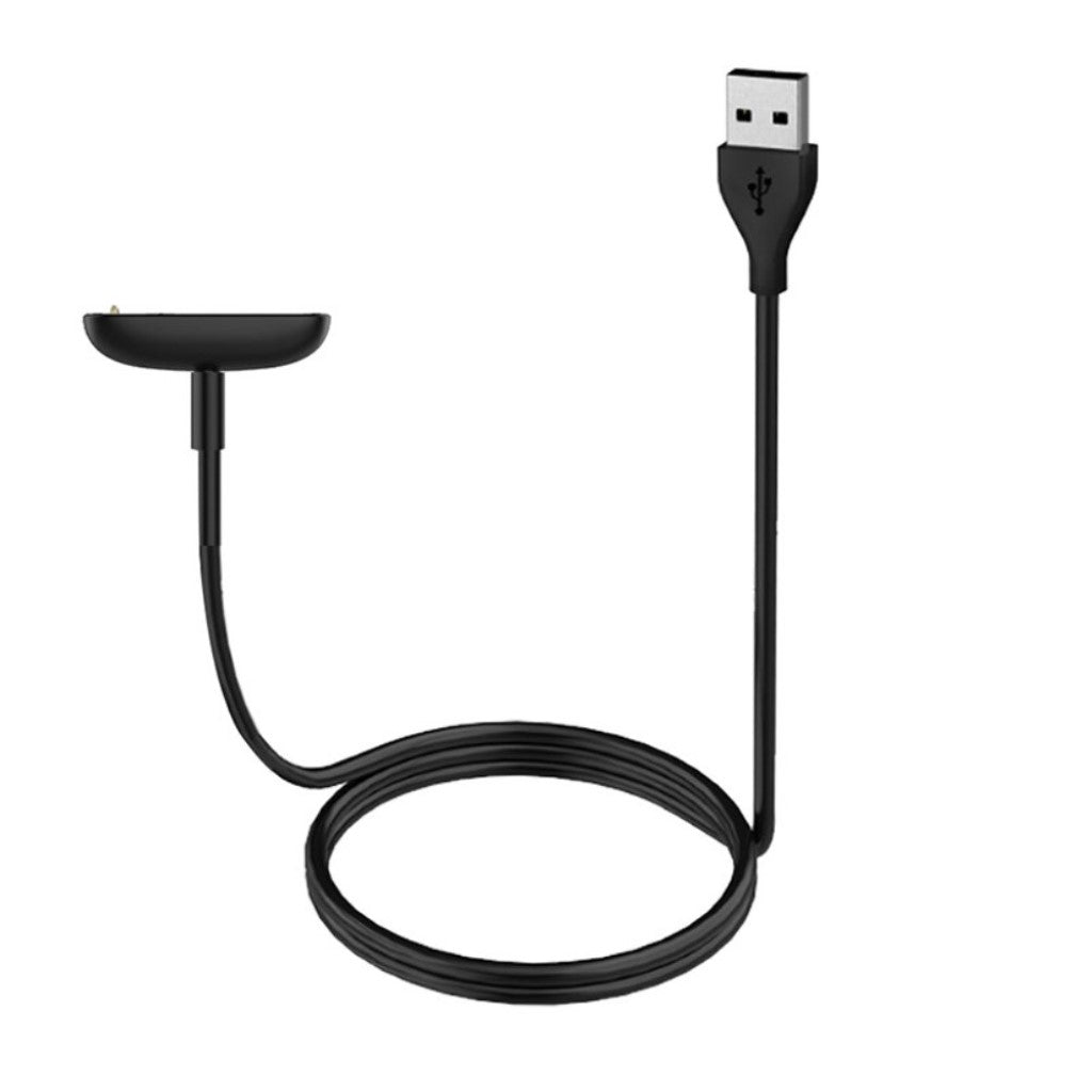 1m Fitbit Luxe    USB Opladningskabel - Sort#serie_2