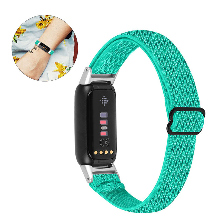 Udsøgt Fitbit Luxe Nylon Rem - Grøn#serie_2