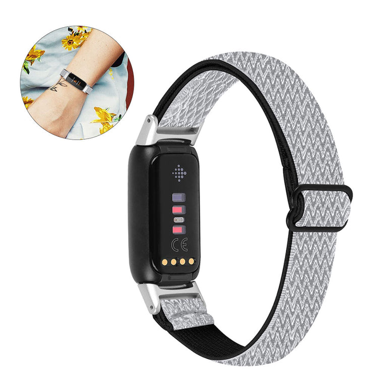 Udsøgt Fitbit Luxe Nylon Rem - Hvid#serie_5