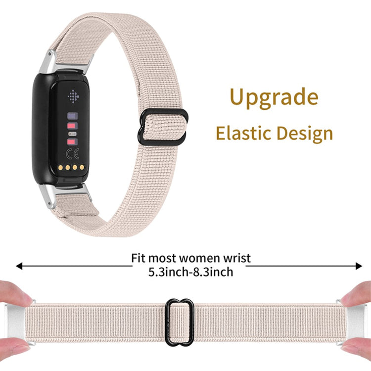 Helt vildt flot Fitbit Luxe Nylon Rem - Brun#serie_8