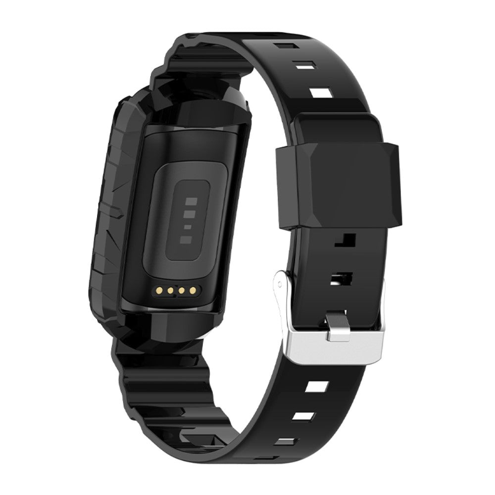 Helt vildt sejt Universal Fitbit Silikone Rem - Sort#serie_1