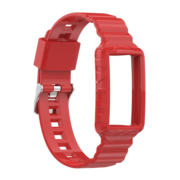 Vildt nydelig Universal Fitbit Silikone Rem - Rød#serie_5
