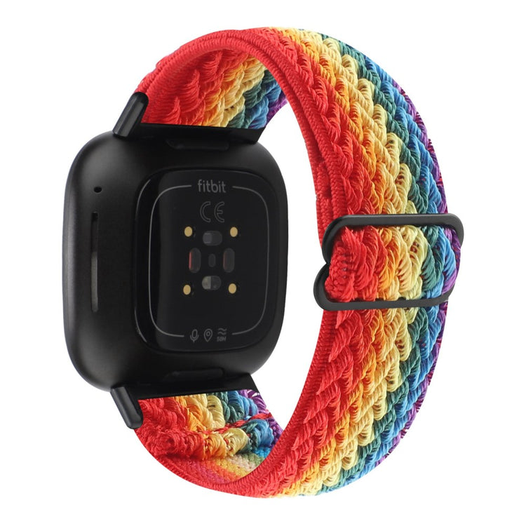 Nydelig Universal Fitbit Nylon Rem - Flerfarvet#serie_4