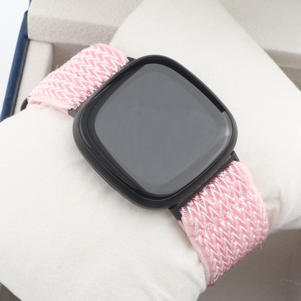 Nydelig Universal Fitbit Nylon Rem - Pink#serie_6