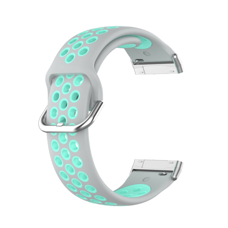 Tidsløst Universal Fitbit Silikone Rem - Blå#serie_11