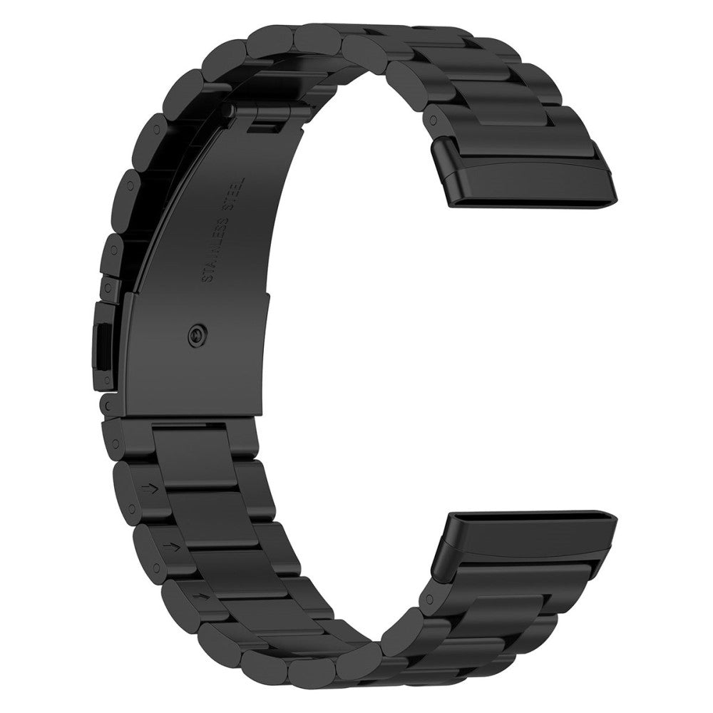 Meget pænt Universal Fitbit Metal Rem - Sort#serie_1