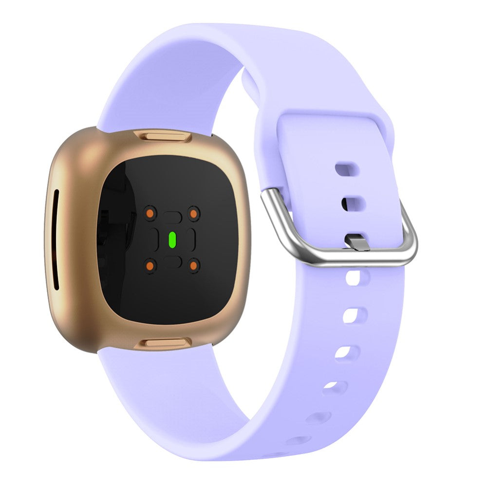 Rigtigt fed Universal Fitbit Silikone Rem - Lilla#serie_11