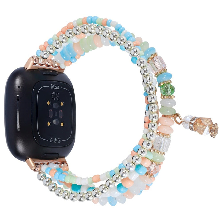 Super skøn Universal Fitbit Rhinsten Rem - Flerfarvet#serie_2