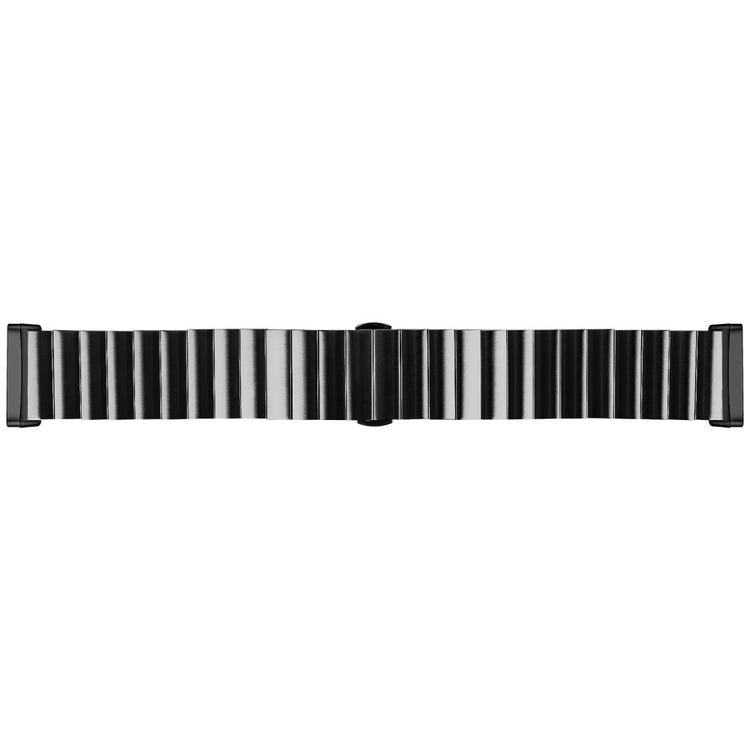 Meget pænt Fitbit Sense 2 / Fitbit Versa 4 Metal Rem - Sort#serie_1