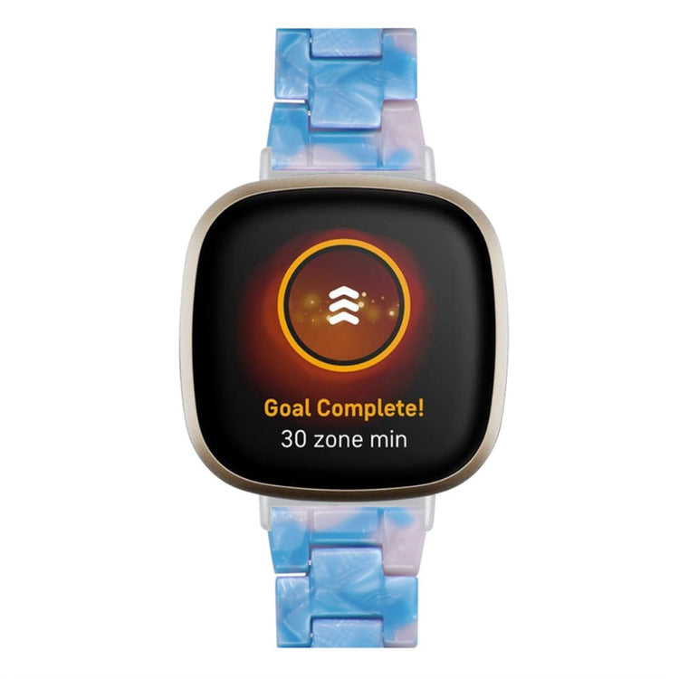 Mega pænt Fitbit Sense 2 / Fitbit Versa 4  Rem - Blå#serie_3
