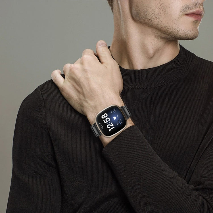 Vildt cool Fitbit Sense 2 / Fitbit Versa 4  Rem - Sort#serie_1