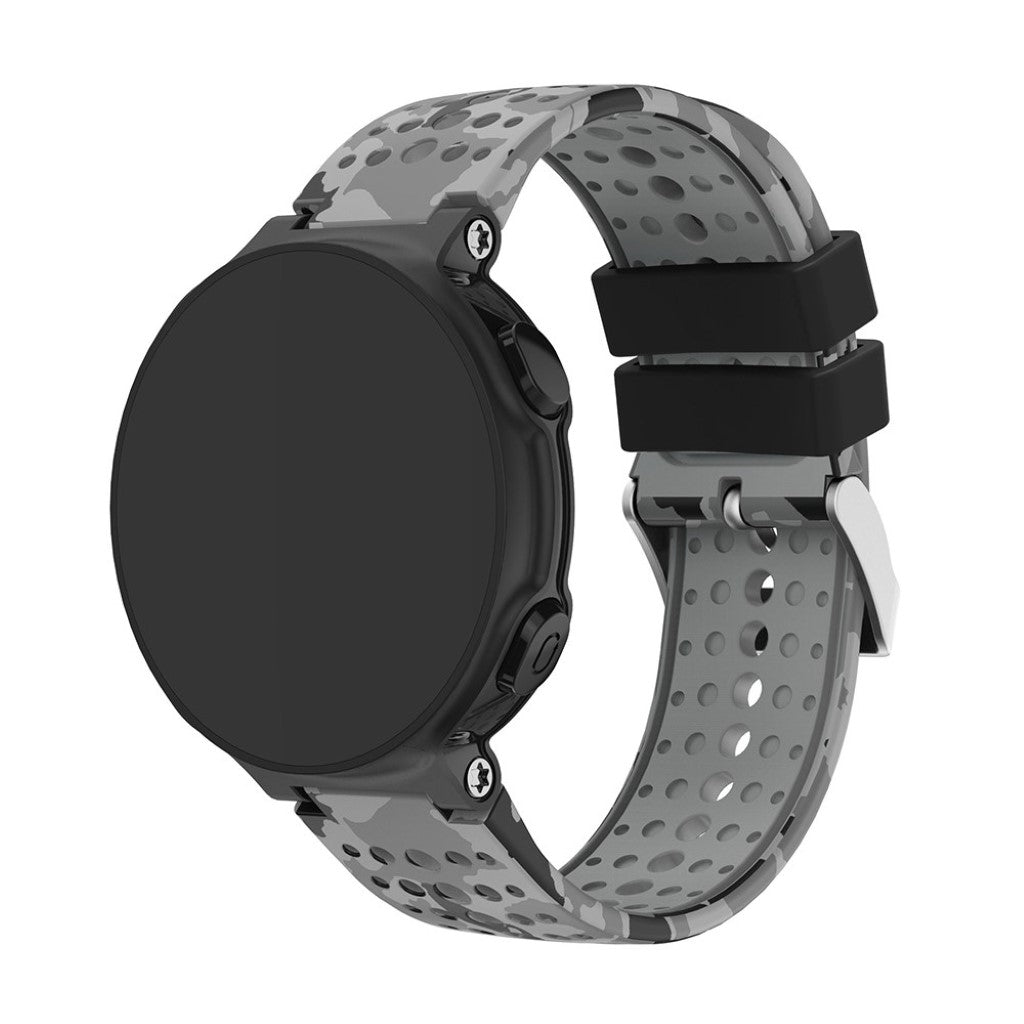 Vildt godt Universal Garmin Silikone Rem - Sølv#serie_4