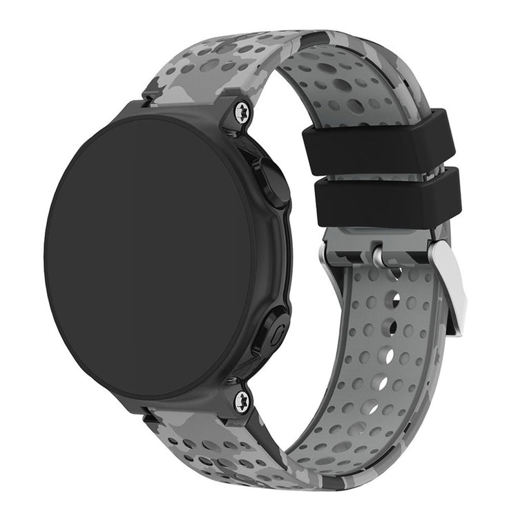 Vildt godt Universal Garmin Silikone Rem - Sølv#serie_4