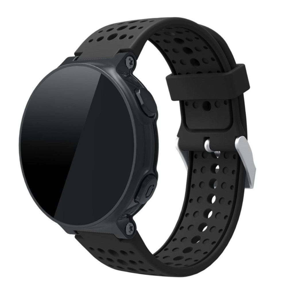 Helt vildt fed Universal Garmin Silikone Rem - Sort#serie_2
