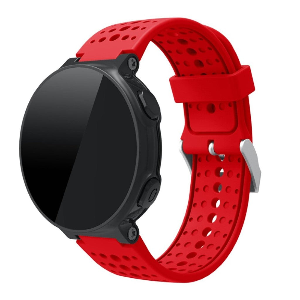 Helt vildt fed Universal Garmin Silikone Rem - Rød#serie_3