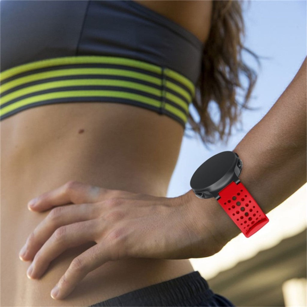 Helt vildt fed Universal Garmin Silikone Rem - Rød#serie_3