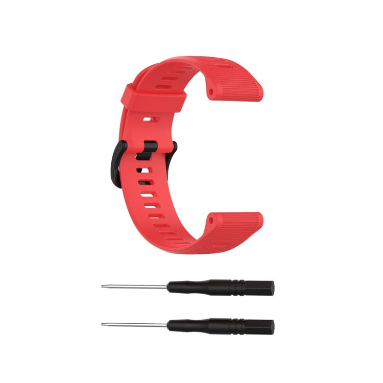 Fremragende Universal Garmin Silikone Rem - Rød#serie_4