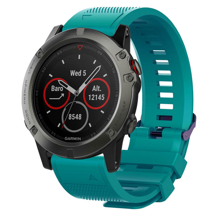 Vildt hårdfør Universal Garmin Silikone Rem - Grøn#serie_2