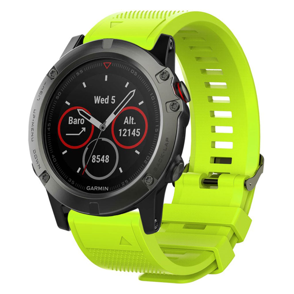 Vildt hårdfør Universal Garmin Silikone Rem - Grøn#serie_3