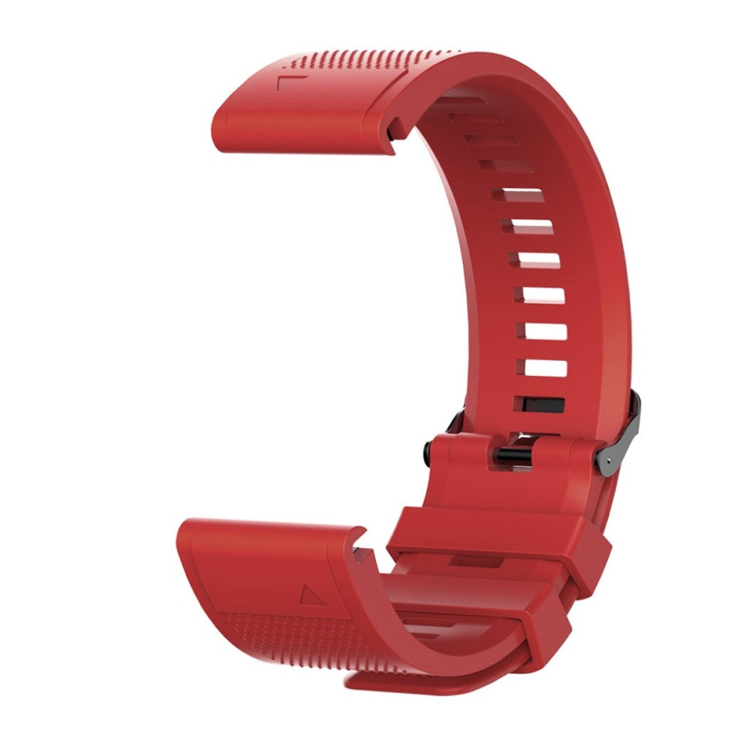 Vildt hårdfør Universal Garmin Silikone Rem - Rød#serie_5