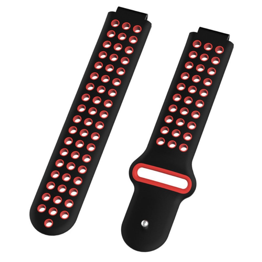 Rigtigt fed Universal Garmin Silikone Rem - Sort#serie_4