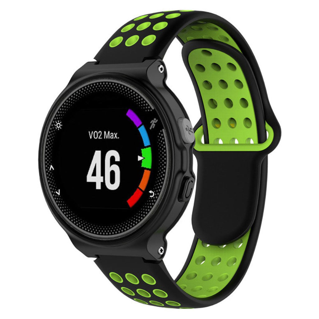 Rigtigt fed Universal Garmin Silikone Rem - Sort#serie_6