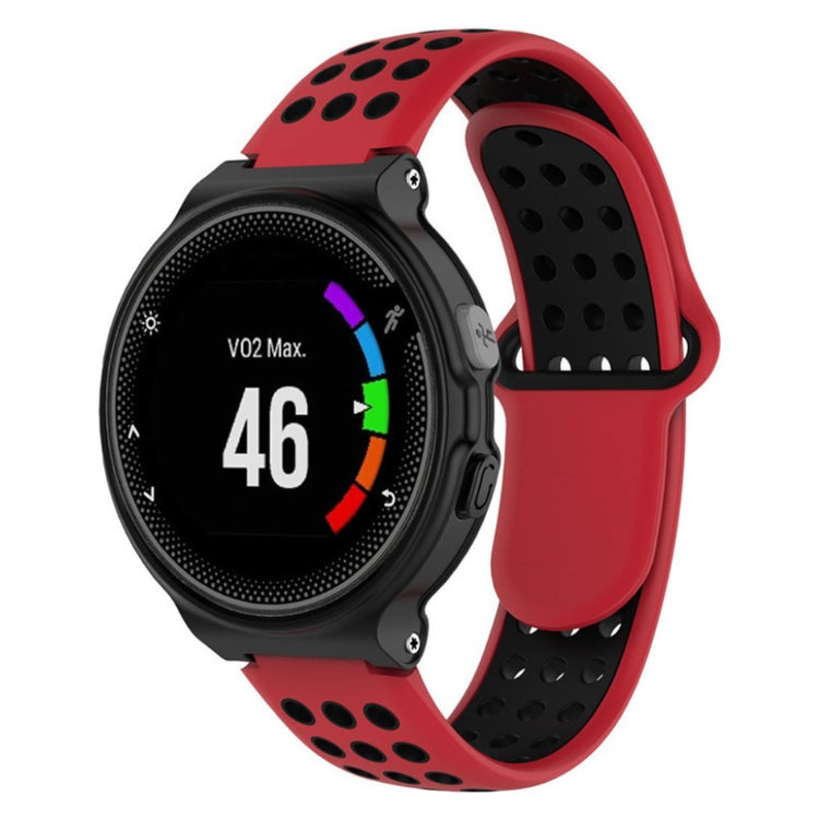 Rigtigt fed Universal Garmin Silikone Rem - Rød#serie_7